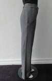 Soft wool trouser with relaxed fit. Size 8, Inseam 88.5cm, Outseam 108cm, 100% Wool, Dry Clean Only. Made in Croatia