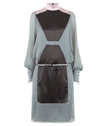 140618 -Sided Chiffon Dress